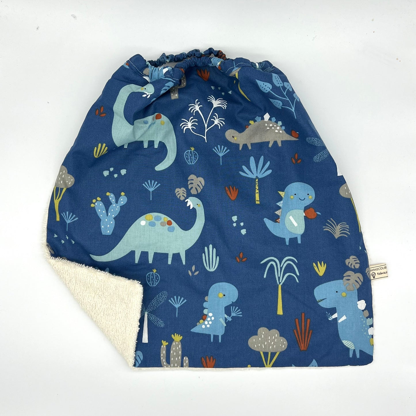 Serviette enfant avec élastique doublée éponge