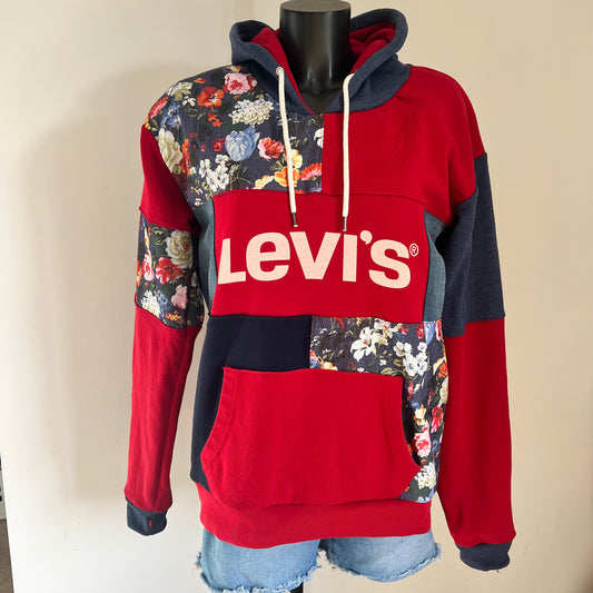 Sweat upcyclé jean