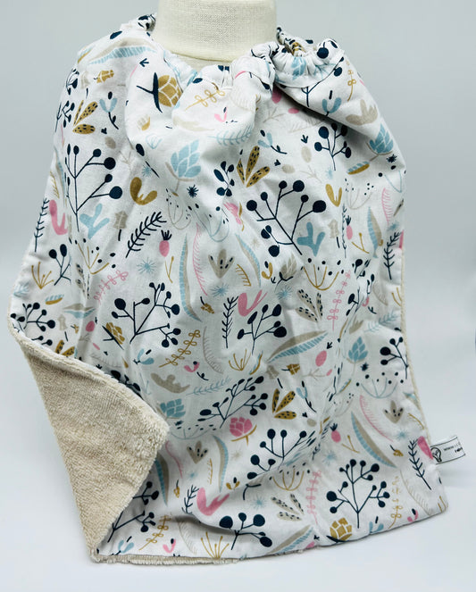 Serviette enfant avec élastique doublée éponge